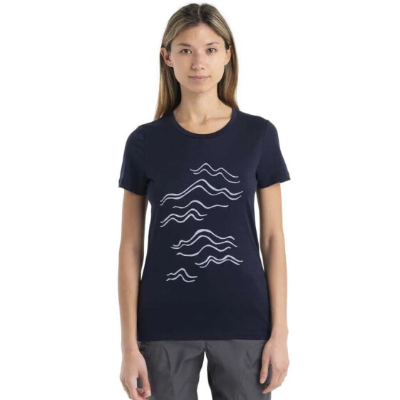 ICEBREAKER 150 Tech Lite II Mountain Stro Merino short sleeve T-shirt