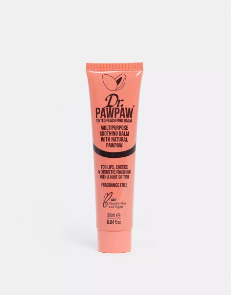 Dr. PAWPAW Tinted Peach Pink Multipurpose Balm 25ml