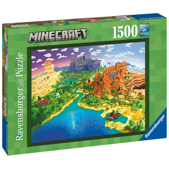 Пазл Minecraft Ravensburger 17189 World of Minecraft 1500 Предметов