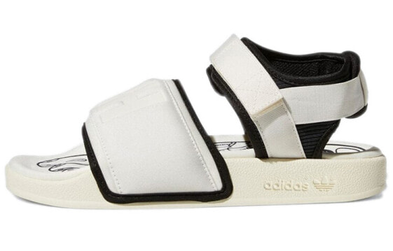 Сандалии adidas Originals Pharrell Williams Adilette 2.0 белые