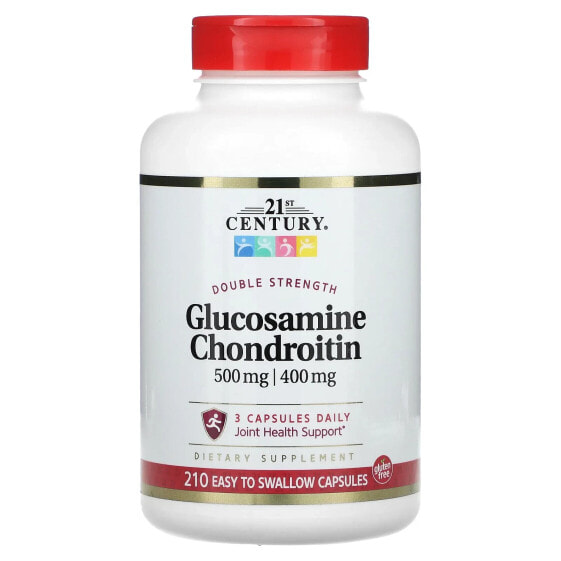 Glucosamine, Chondroitin, Double Strength, 210 Easy Swallow Capsules