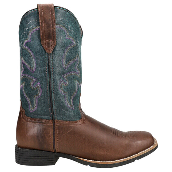 Roper Monterey Embroidered Square Toe Cowboy Womens Size 9.5 M Casual Boots 09-