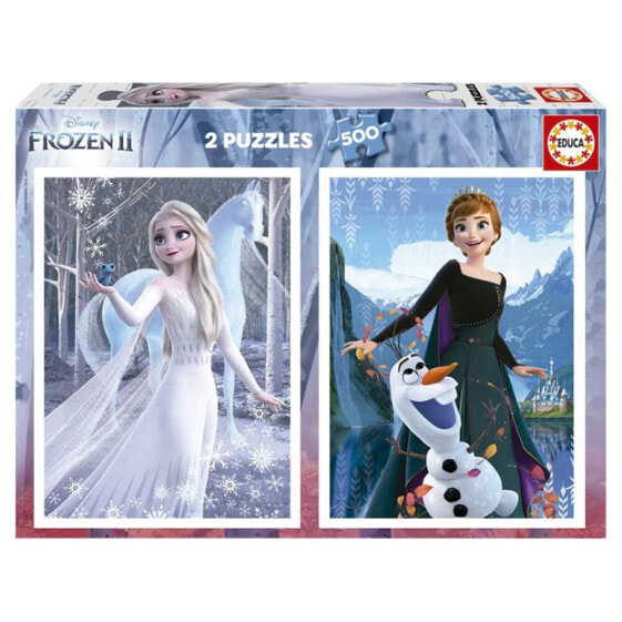 EDUCA BORRAS 2X500 Pieces Frozen 2 Puzzle