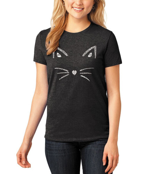 Women's Premium Blend Word Art Whiskers T-shirt