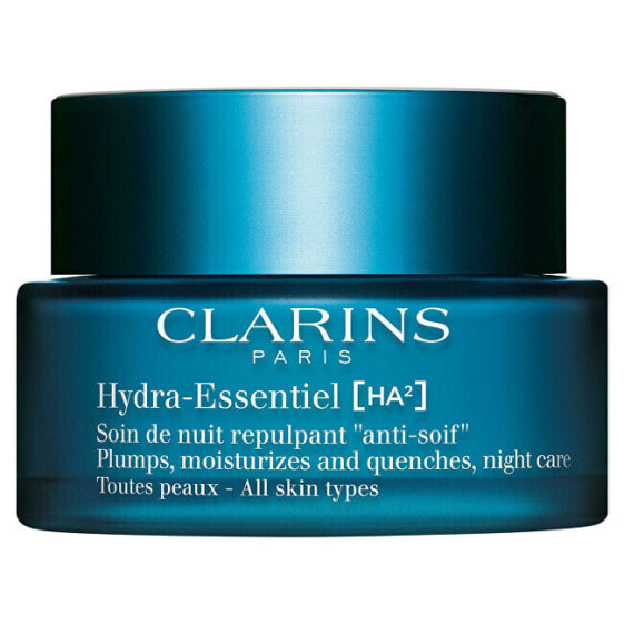 Увлажняющий ночной крем для всех типов кожи Hydra Essentiel (Плит и увлажняет ночной крем) 50 мл - Clarins