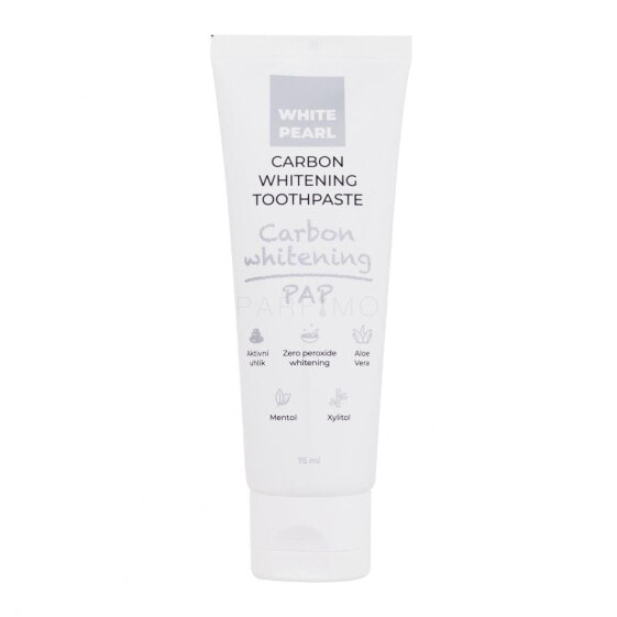 White Pearl PAP Carbon Whitening Toothpaste 75 ml zahnpasta unisex