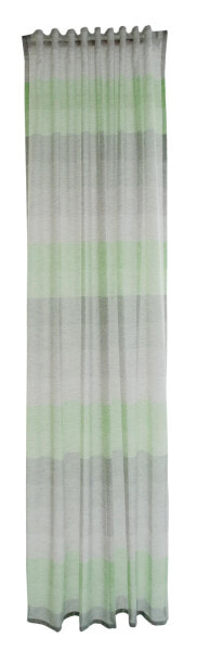 Vorhang grün-grau StreifenWohnzimmer
