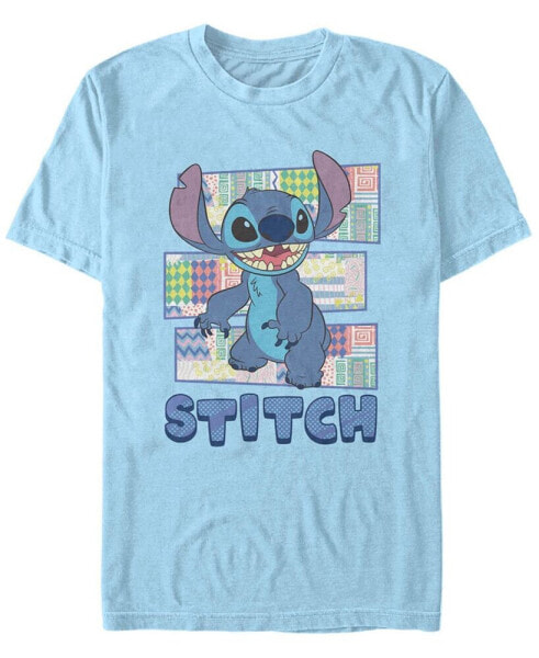 Men's Stitch Shirt Pattern Short Sleeve T-Shirt
