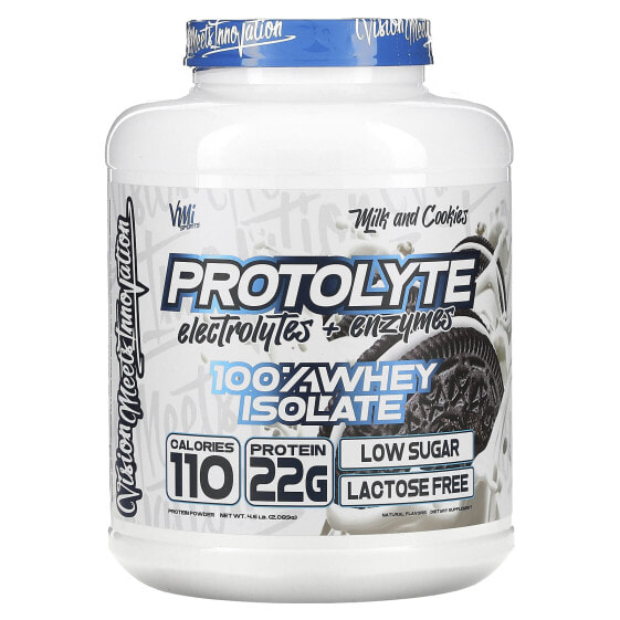 Изолят сывороточного протеина 100% Whey ProtoLyte, Молоко и печенье 4,6 lb (2,089 г) VMI SPORTS