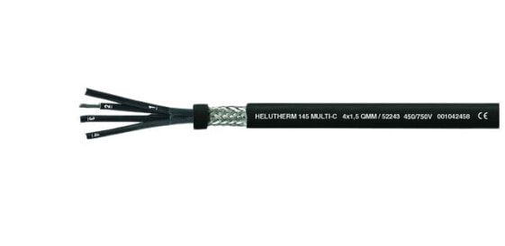 Helukabel 145 MULTI-C - Low voltage cable - Black - Polyvinyl chloride (PVC) - Polyvinyl chloride (PVC) - Cooper - 5x1,5 mm²
