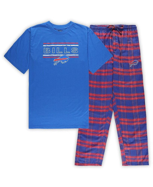 Пижама Concepts Sport мужская сине-красная клетчатая больших размеров