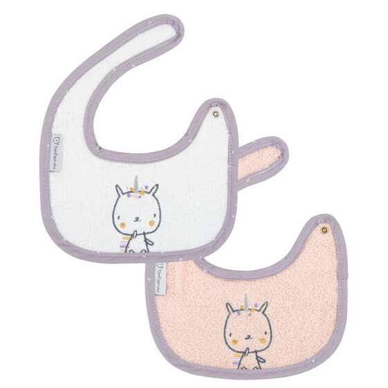 BIMBIDREAMS Unicorn Set 2 Baby Bibs 19x19 Cm