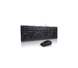 Lenovo 4X30L79921 - Full-size (100%) - Wired - USB - QWERTY - Black - Mouse included