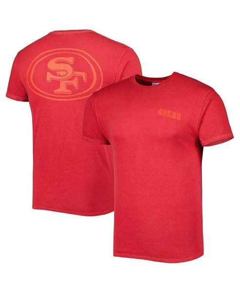 Men's Scarlet San Francisco 49ers Fast Track Tonal Highlight T-shirt