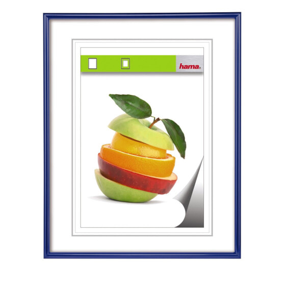 Hama 00061657 - Polystyrene - Silver - Single picture frame - 18 x 24 cm - 297 mm - 420 mm