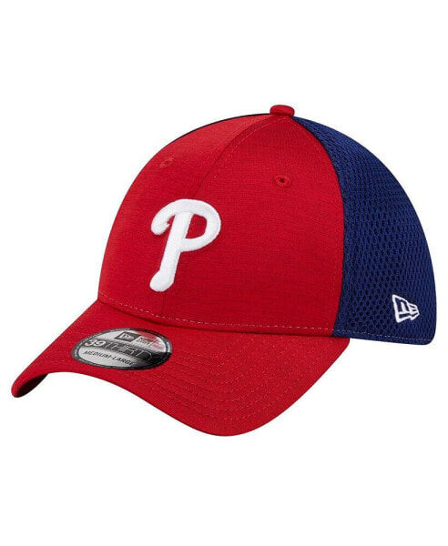Men's Red Philadelphia Phillies Neo 39THIRTY Flex Hat