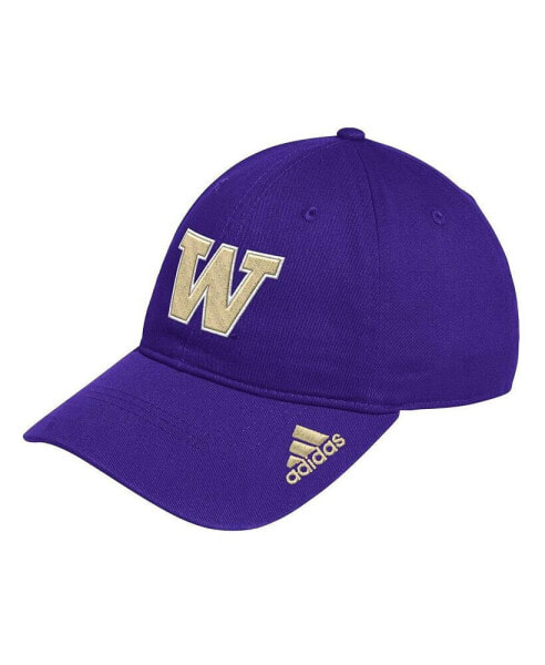 Men's Purple Washington Huskies Locker Room Logo Slouch Adjustable Hat