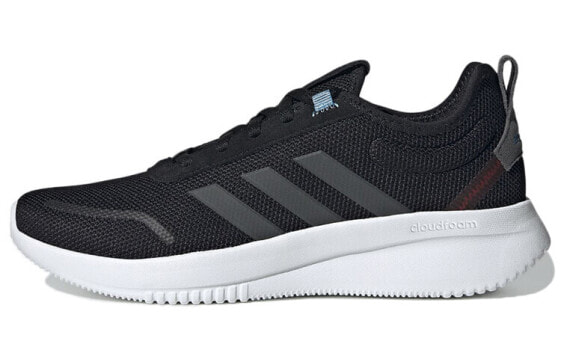 Кроссовки мужские adidas neo Lite Racer Rebold, удобные, антискользящие, черного цвета