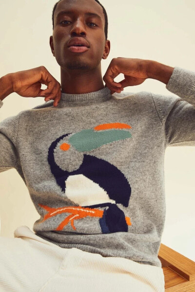 Свитер Defacto Bird Patterned Wool