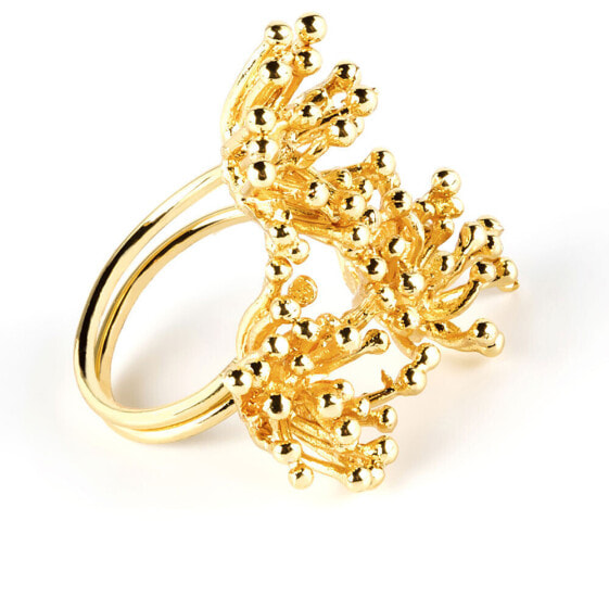 DEYÁ FLOWER ring #gold glitter 1 u