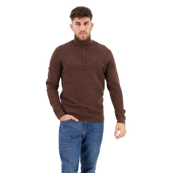 Свитер хенли с молнией SUPERDRY Studios Merino Henley