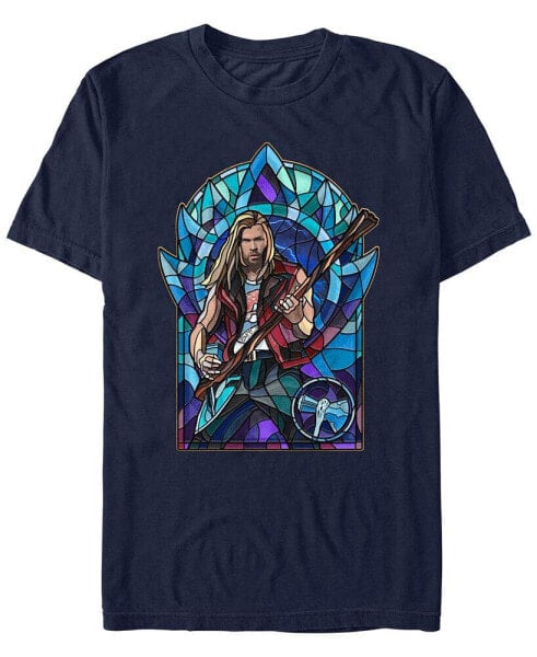 Men's Marvel Likeness Thor Movie 4 Thor Glass Short Sleeve T-shirt