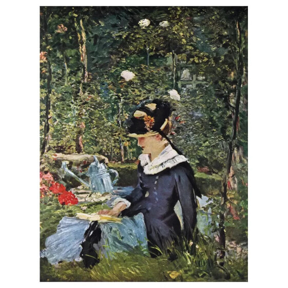 Картина LegendArte Junge в саду Édouard Manet 50x70 см.