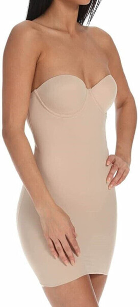 TC Fine Intimates 270230 Women's Strapless Slip Nude Size 38B