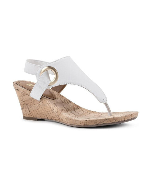 Women's Aida Thong Wedge Sandals