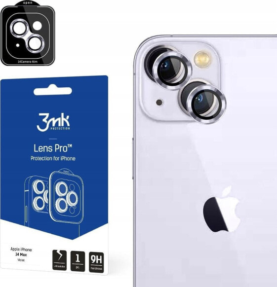 3MK Szkło hybrydowe na obiektyw aparatu 3MK Lens Protection Pro Apple iPhone 14 Plus fioletowy/violet