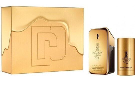 Набор парфюмерный Paco Rabanne 1 Million - EDT 100 мл + твердый дезодорант 75 мл