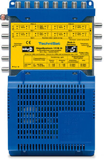 TechniSat GigaSystem 17/8 G - Satellite - Terrestrial - Blue - Yellow - Analog - 1 tuner(s) - 47 - 2150 MHz - 230 V