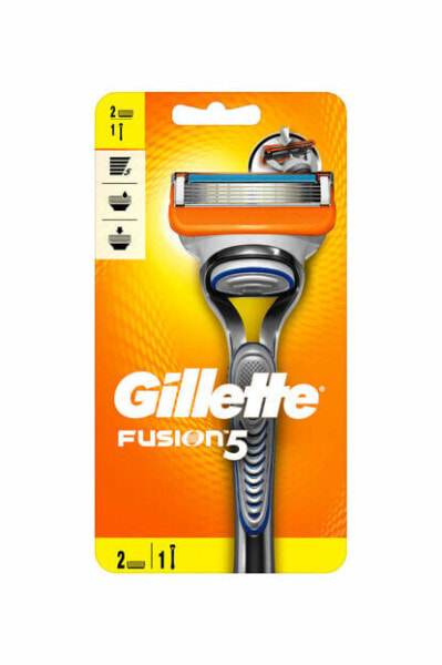 Бритва Gillette Fusion + сменные головки 2 шт.