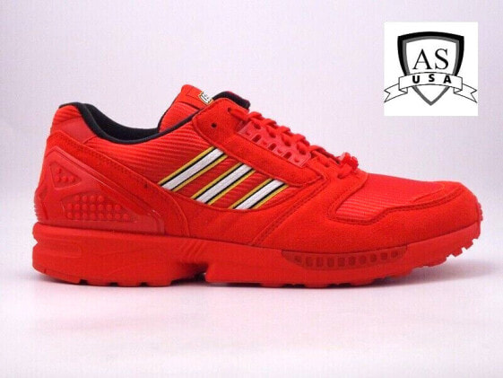 Adidas Men's ZX 8000 LEGO Trainers Size 13 Limited Red FY7084 Red/White