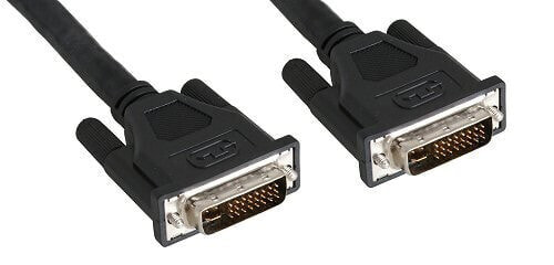 InLine DVI-I Cable - digital/analog - 24+5 male/male - Dual Link - 0.3m