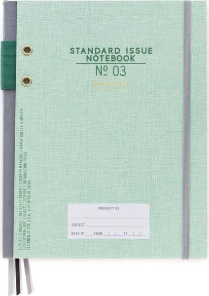 Блокнот для записей Designworks Ink Notes A5/192K линейка Зеленый