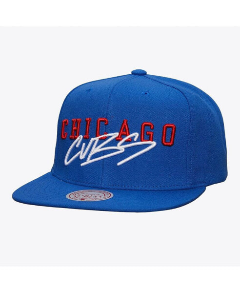 Men's Royal Chicago Cubs Team Tagged Snapback Hat