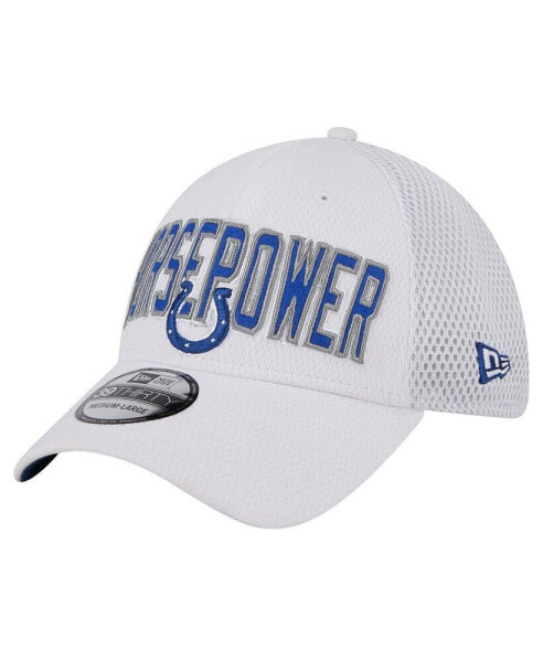 Men's White Indianapolis Colts Breakers 39THIRTY Flex Hat