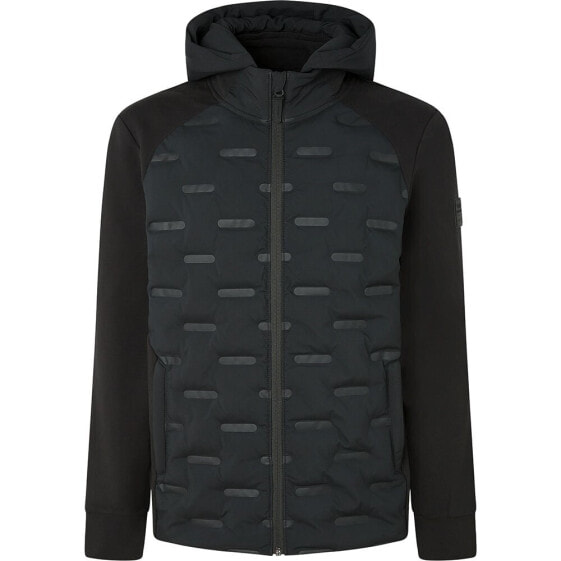 HACKETT Amr Quilt Hybrid hoodie