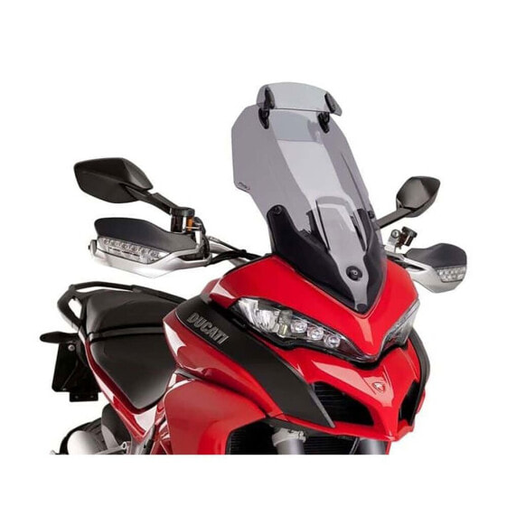 PUIG Touring Windshield With Visor Ducati Multistrada 1200/Enduro/Enduro Pro/S&Multistrada 1260/Enduro/Pikes Peak/S/S D Air&Multistrada 950