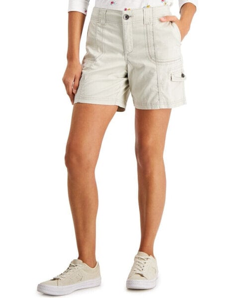 Women's Comfort-Waist Cargo Shorts, Created for Macy's