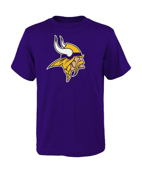 Футболка для малышей OuterStuff Фиолетовая с логотипом Minnesota Vikings