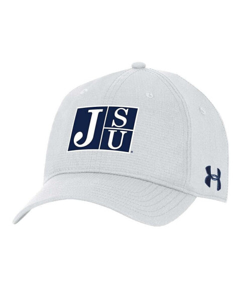 Men's White Jackson State Tigers CoolSwitch AirVent Adjustable Hat