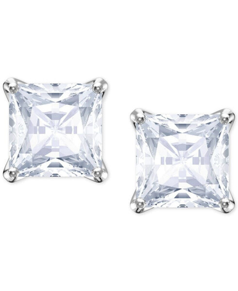 Crystal Square Stud Earrings