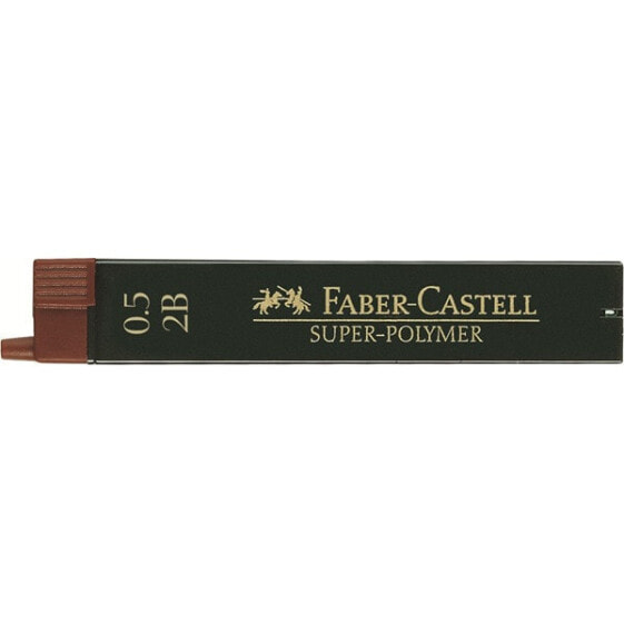 FABER-CASTELL 120502 - 2B - Black - 0.5 mm - Faber-Castell Perfect Pencil II - Perfect Pencil III - Box - 12 pc(s)