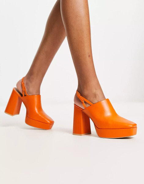 Туфли & Other Stories Orange Platforms