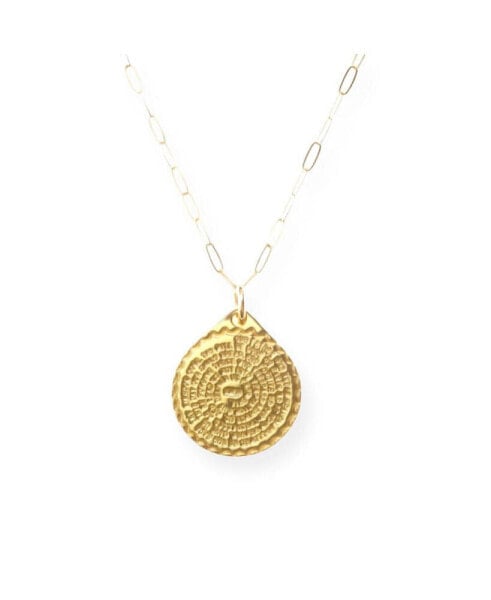 Lord's Prayer Medallion Chain with Cross