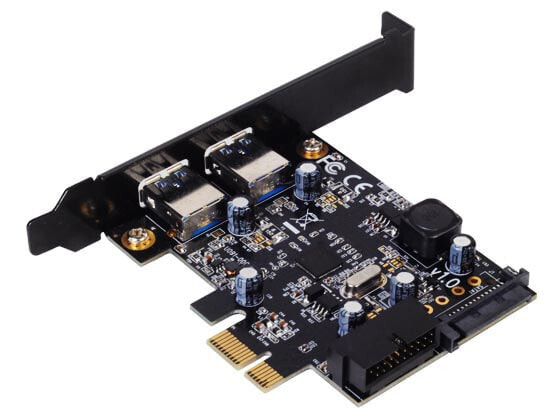 SilverStone EC04-E - PCIe - USB 3.2 Gen 1 (3.1 Gen 1) - Black - 5 Gbit/s - Windows 7 Home Basic - Windows 7 Home Basic x64 - Windows 7 Home Premium - Windows 7 Home Premium...