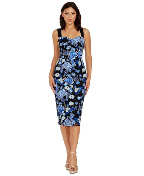 Women's Sweetheart Midi Dress