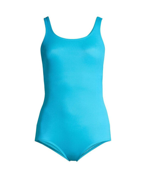 Women's D-Cup Chlorine Resistant Soft Cup Tugless Sporty One Piece Swimsuit